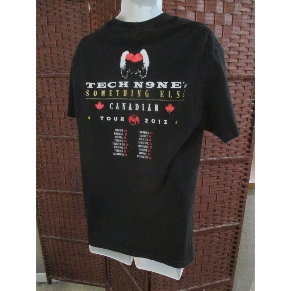 Tech N9ne's 2013 Something Else Canadian Tour T Shirt Large Rap Tee Tech N9ne - Picture 2 of 3